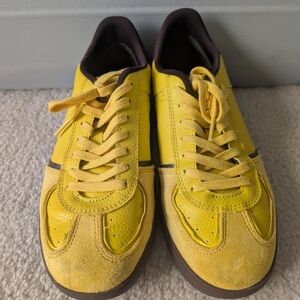 Zara women's Yellow Sneakers